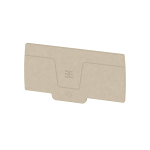 Weidmuller Klippon® A-Series Spring Connection with Push-in Technology End Plates Dark Beige