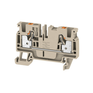 Weidmuller Klippon® A-Series Single Level Feed-through Terminal Blocks Push-in Connection 28 - 10 AWG