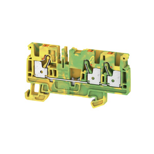 Weidmuller Klippon® A-Series Single Level PE Terminal Blocks Push-in Connection 28 - 10 AWG