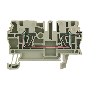 Weidmuller Klippon® Z-Series Single Level Feed-through Terminal Blocks Tension-clamp Connection 30 - 12 AWG