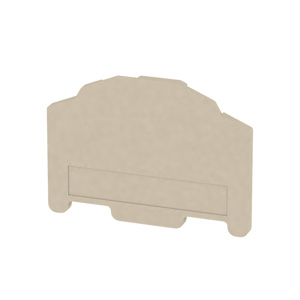 Weidmuller Klippon® Z-Series Screw Connection with Tension Clamp Technology End Plates Dark Beige