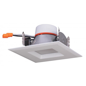 Satco Products Recessed LED Downlights 120 V 9 W 4 in 3000 K White Dimmable 600 lm