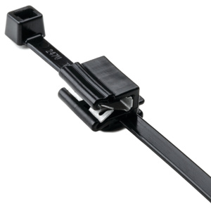Hellermann-Tyton Cable Ties With Clip 8 in Black