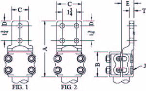 Sefcor AFNT Pipe to Flat Pad Bolted Connectors