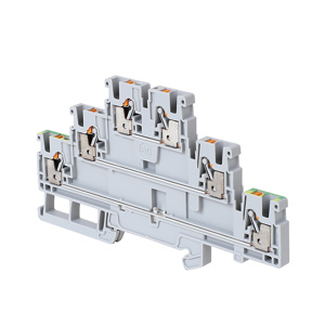 Rockwell Automation 1492-PTG Series Feed-thru Grounding Terminal Blocks Push-In #28 to #12 AWG