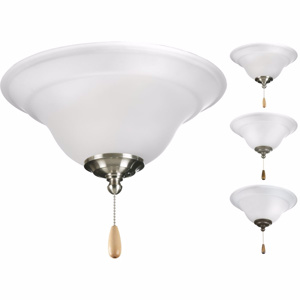 Progress Lighting Trinity Collection Ceiling Fan Light Kits Gray