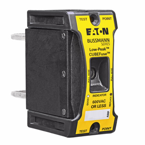 Eaton Bussmann TCF Low-Peak CUBEFuse Series Indicating Time Delay Class CF Fuses