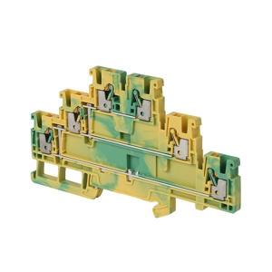 Rockwell Automation 1492-PTG Series Feed-thru Grounding Terminal Blocks Push-In #28 to #12 AWG