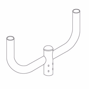 Current Lighting BHH Tenon Bullhorn Pole Top Brackets