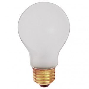Satco Products Long Life Rough Service Series Incandescent A-line Lamps A19 60 W Medium (E26)