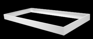 RAB Lighting SMKEZPAN Series Surface Mounting Kits Drywall Ceiling 48 in 12.125 in