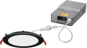Lithonia WF6 Wafer™ Series 6 in Switchable Recessed Downlight Kits LED 6 in Dimmable Matte Black