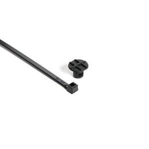Hellermann-Tyton Cable Ties Button Mount Head Push Mount 500 per Pack 8 in