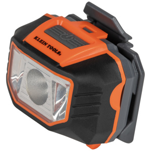 Klein Tools Hardhat Headlamps 50 - 150 lm Spotlight: 6hrs, Floodlight: 10 hrs (3) AAA Battery