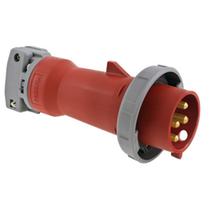 Hubbell Wiring HBL Heavy Duty Watertight Series Male Plugs 2P3W 16/20 A 380/415 V 1 Phase, 3 Phase Insulated