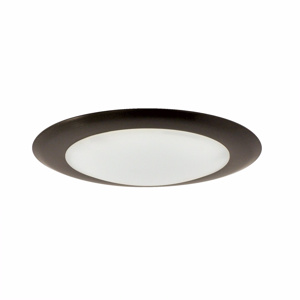 Nora Lighting NLOPAC-R6509 6 in AC Opal Series Surface Downlights LED 7 in round Dimmable Bronze