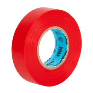 NSI Industries WW-722 Series Vinyl Electrical Tape 3/4 in x 60 ft 7 mil Red