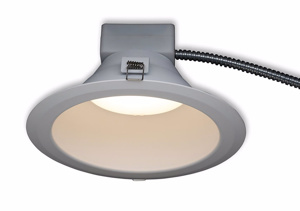 GE Lighting LRX Recessed LED Downlights 120 - 277 V 7/11 W 8 in 4000 K White Dimmable 650/1000 lm