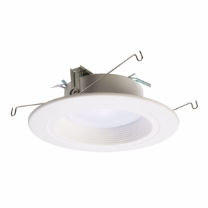 Cooper Lighting Solutions RL Recessed LED Downlights 120 V 7.6 W 5 in<multisep/> 6 in 2700/3000/3500/4000/5000 K Matte White Dimmable 600 lm