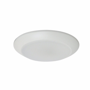 Nora Lighting NLOPAC Surface Mount LED Downlights 120 V 15 W 7 in 4000 K White Non-dimmable 1000 lm
