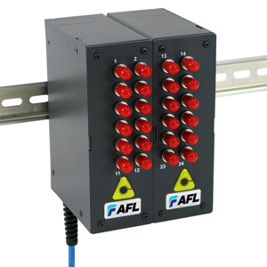 FDE-24LC1-P FIB DIN ENCL 24F LC SM PTCH