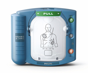 Philips HeartStart OnSite Semi-automatic Automated External Defibrillators 7 x 8 x 3 in