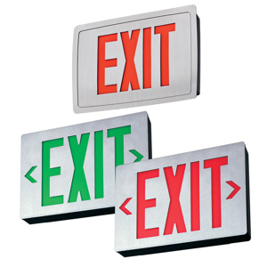 Lithonia Illuminated Emergency Exit Signs
