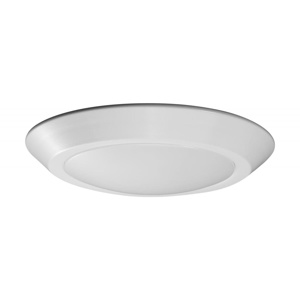Satco Products Contemporary LED Flush Mount Disc Lights LED White