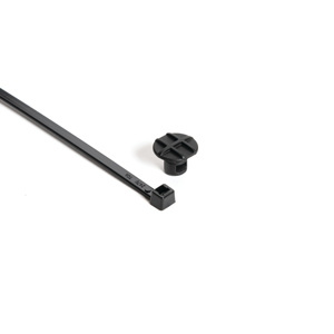 Hellermann-Tyton Cable Ties With Clip 8 in Black