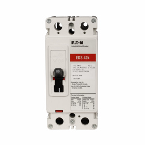 Eaton EDS Series F Frame Molded Case Circuit Breakers 200 A 240 VAC/125 VDC 42 kAIC 2 Pole 1 Phase