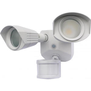 Satco Products LED 2-Head Security Lights 20 W LED 1900 lm