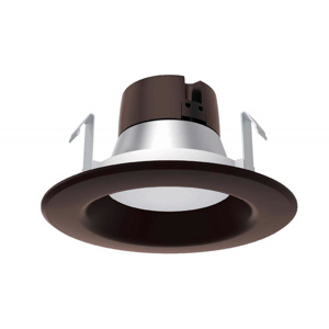Satco Products Recessed LED Downlights 120 V 8.5 W 4 in 3000 K Bronze Dimmable 520 lm