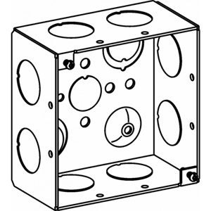 Orbit Industries Metallic 4 Square Boxes Screws New 1-1/2 in