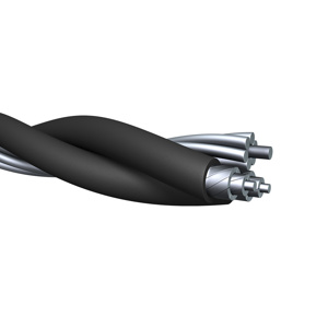 Generic Brand Aluminum Triplex Overhead Cable 1/0-1/0-1/0 AWG 1500 ft Reel Neritina