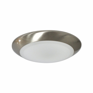 Nora Lighting NLOPAC-R6509 Title 24 6 in AC Opal Series Surface Downlights LED 7 in round Dimmable Natural Metal