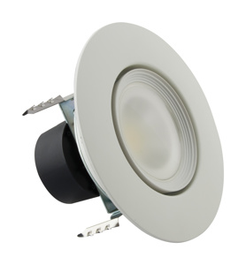 Satco Products Colorquick Recessed LED Downlights 120 V 7.5 W 4 in 2700/3000/3500/4000/5000 K White Dimmable 600 lm