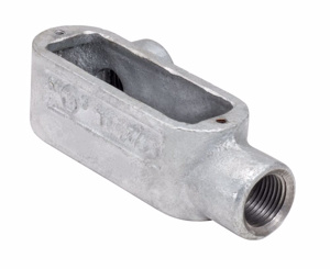 Topaz LL-M Series Type LL Conduit Bodies Malleable Iron 1-1/2 in Type LL