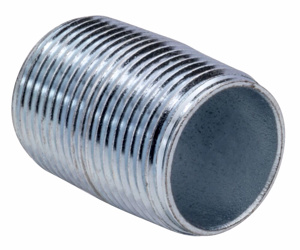Southwire Topaz Rigid / IMC Threaded Nipples 1-1/4 in x CLOSE Galvanized Steel
