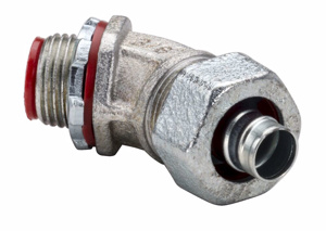 Southwire Topaz 230S Series 45 Degree Insulated Throat Liquidtight Connectors Insulated 3 in Compression x Threaded Malleable Iron