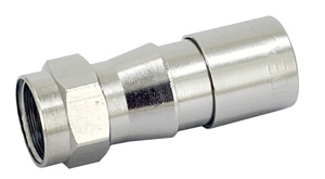 Ideal 92-641 Series RG6/6 Quad Compression F-Connectors