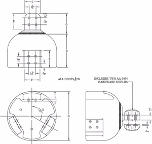 Sefcor Trifurcating Compression Connectors