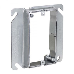 Orbit Industries 4 Square Box Adjustable Plaster Rings 1 Gang Raised