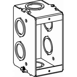 Orbit Industries Gangable Masonry Boxes Gangable 1 Gang 16.1 in³