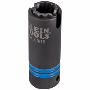 Klein Tools 3-in-1 SAE Impact Sockets 1/2 in 12 Point 3/4, 9/16 in