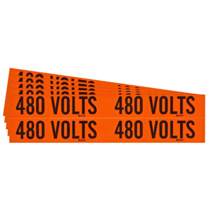 Brady B-498 480 Volts Markers