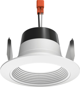 Lithonia Juno 4RLD Recessed LED Downlights 120 V 8 W 4 in 3000 K White Dimmable 600 lm