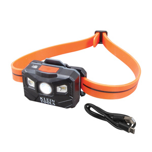 Klein Tools Rechargeable All Day Auto-off Headlamps 400/200/100 lm 4/12/22 hrs Lithium Ion Battery