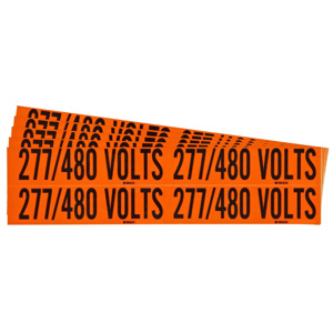 Brady B-498 277/480  Volts Markers