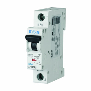 Eaton FAZ-NA Series UL 489 Miniature Circuit Breakers 50 A 277 V 1 Pole