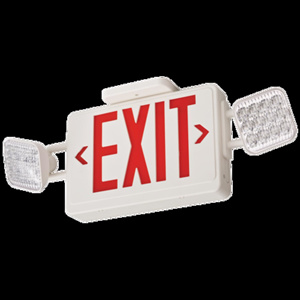 Lithonia Combination Emergency/Exit Lights LED Single Face